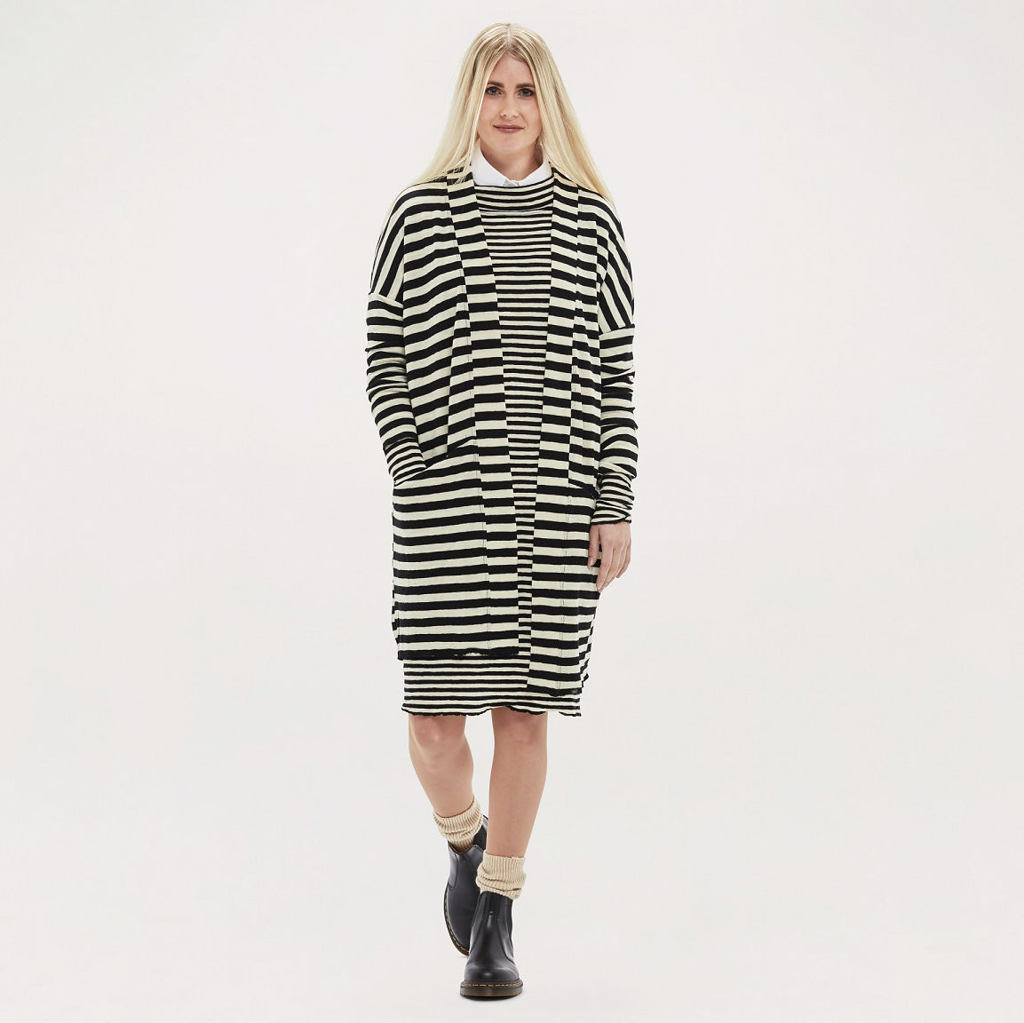 8005 Kofta - Oversize med fickor