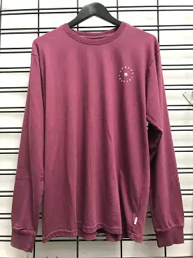 Afends Established Retro Fit Long Sleeve Tee Rose M191062