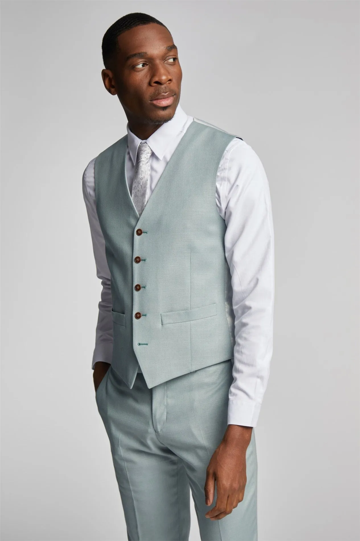 Antique Rogue - Seafoam Waistcoat