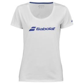 Babolat Exercise Girl Tee 1000 - White/White