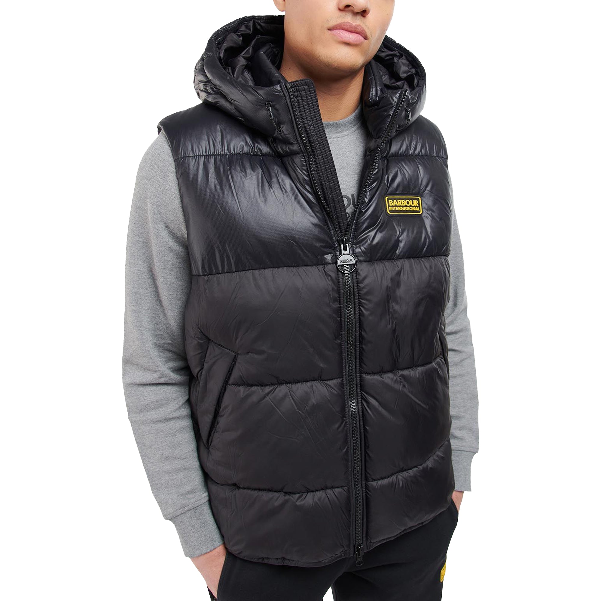 Barbour International Balfour Padded Gilet - Black