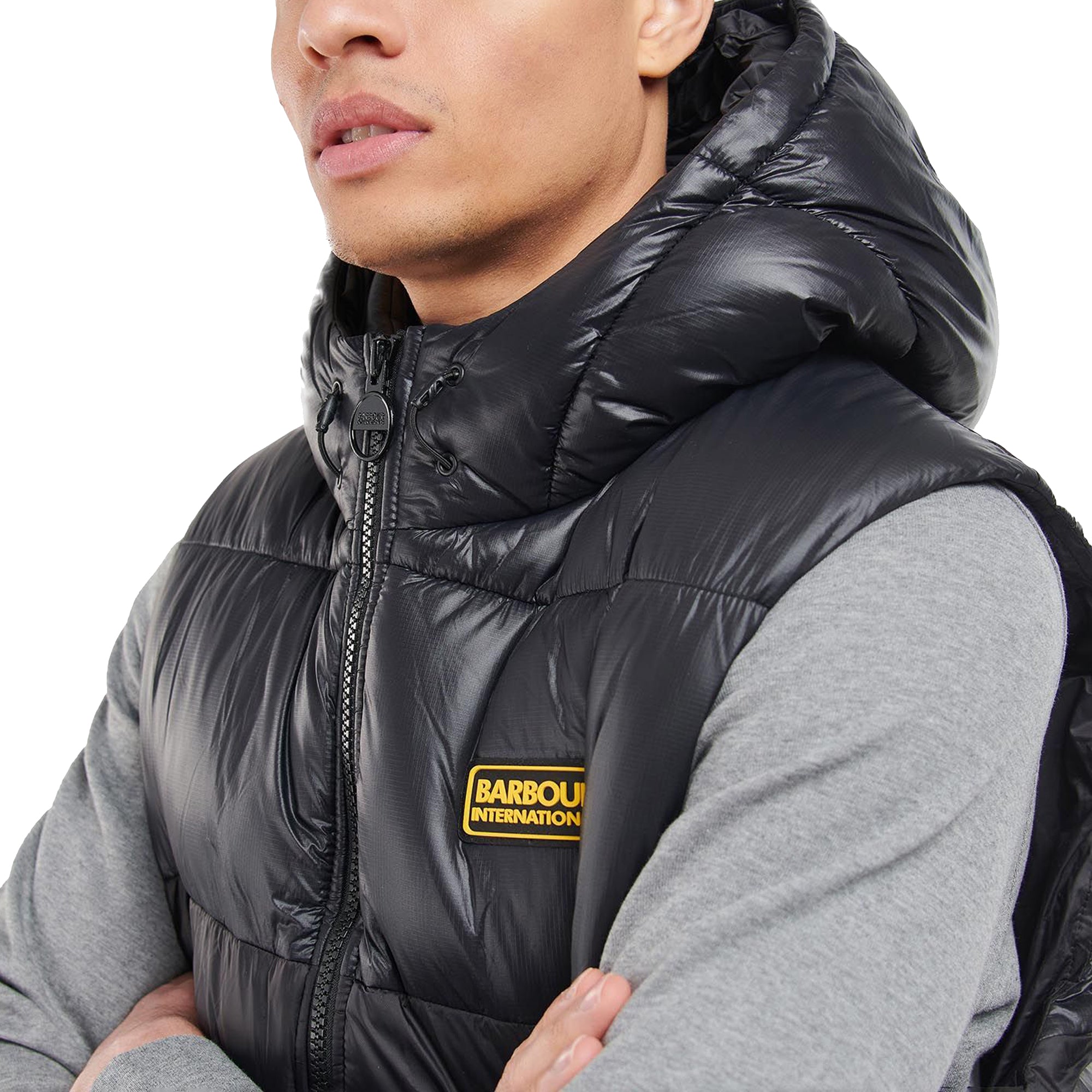 Barbour International Balfour Padded Gilet - Black