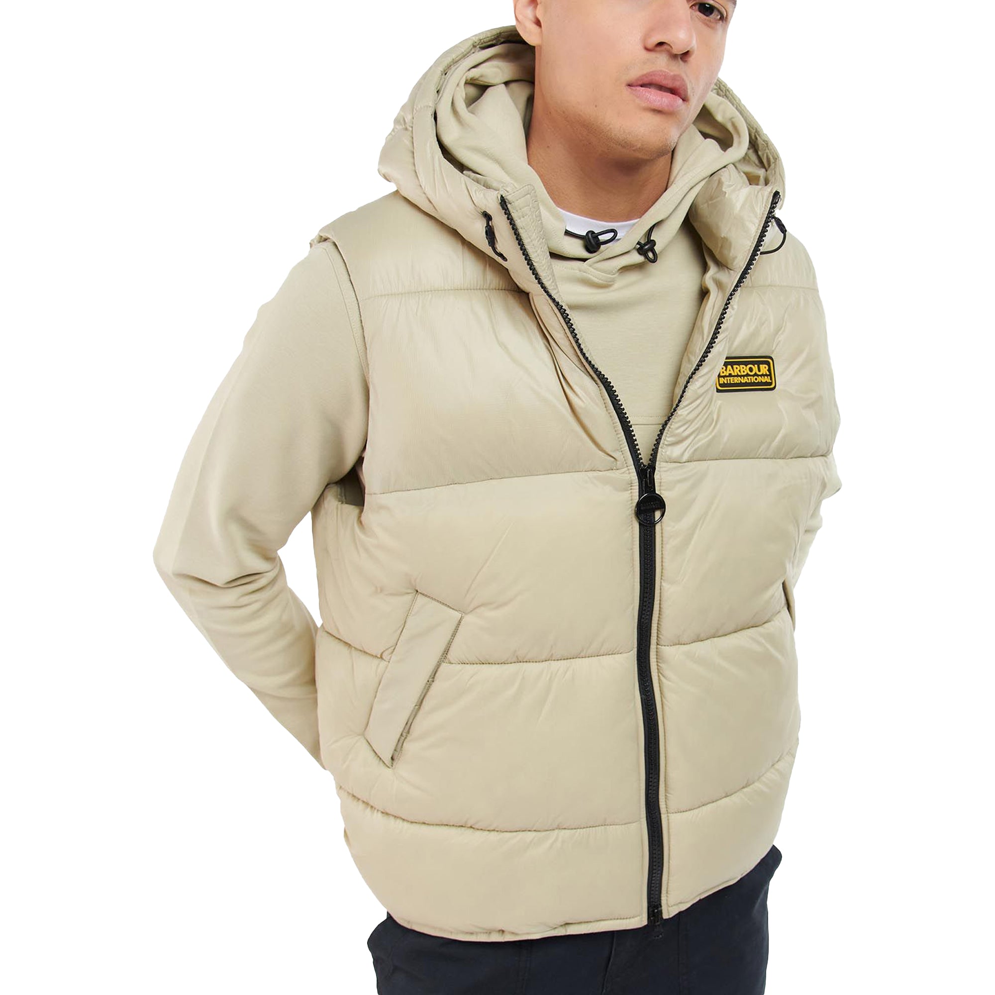 Barbour International Balfour Padded Gilet - Stone