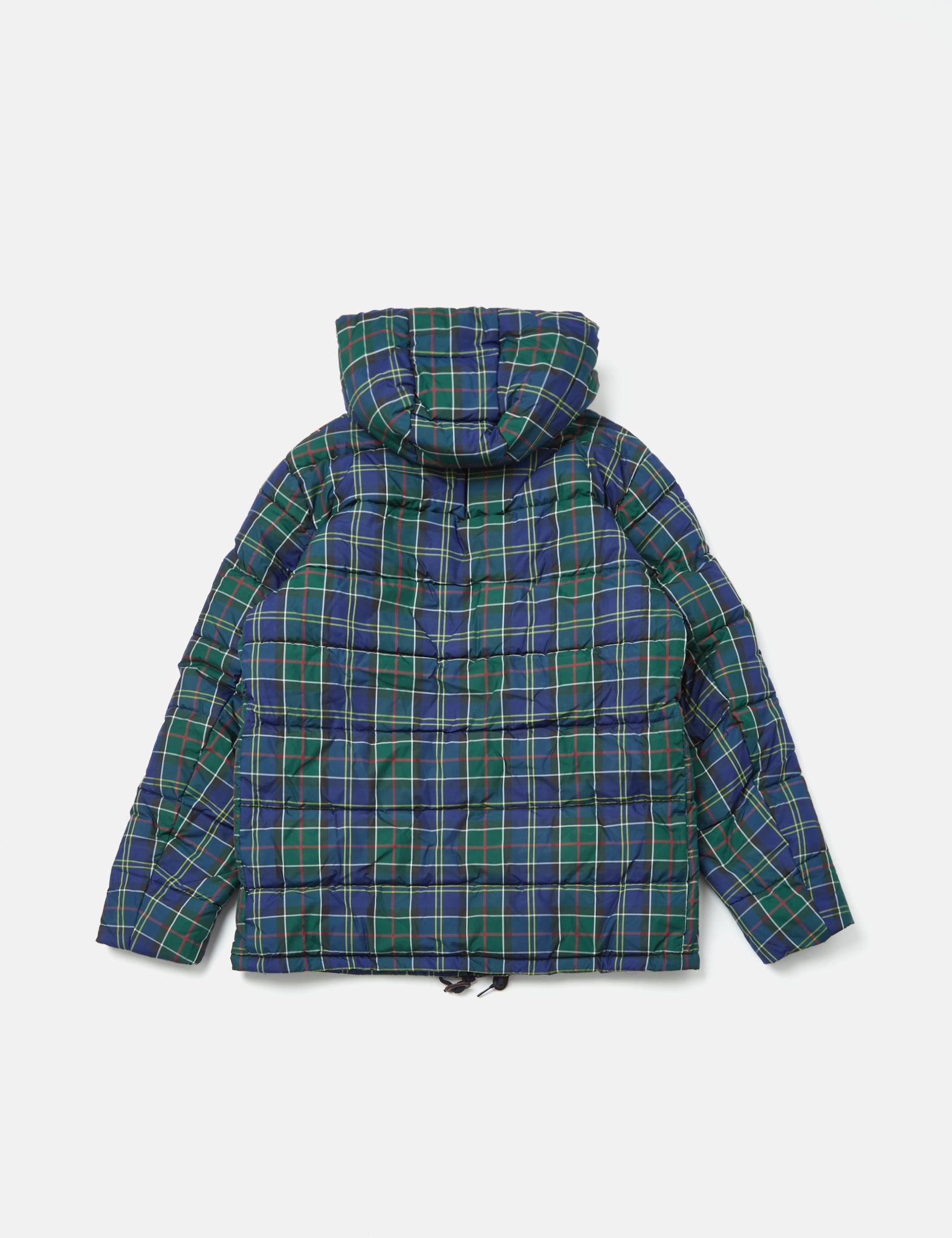 Barbour Tartan Blaine Baffle Quilt Coat - Ivy Tartan Green