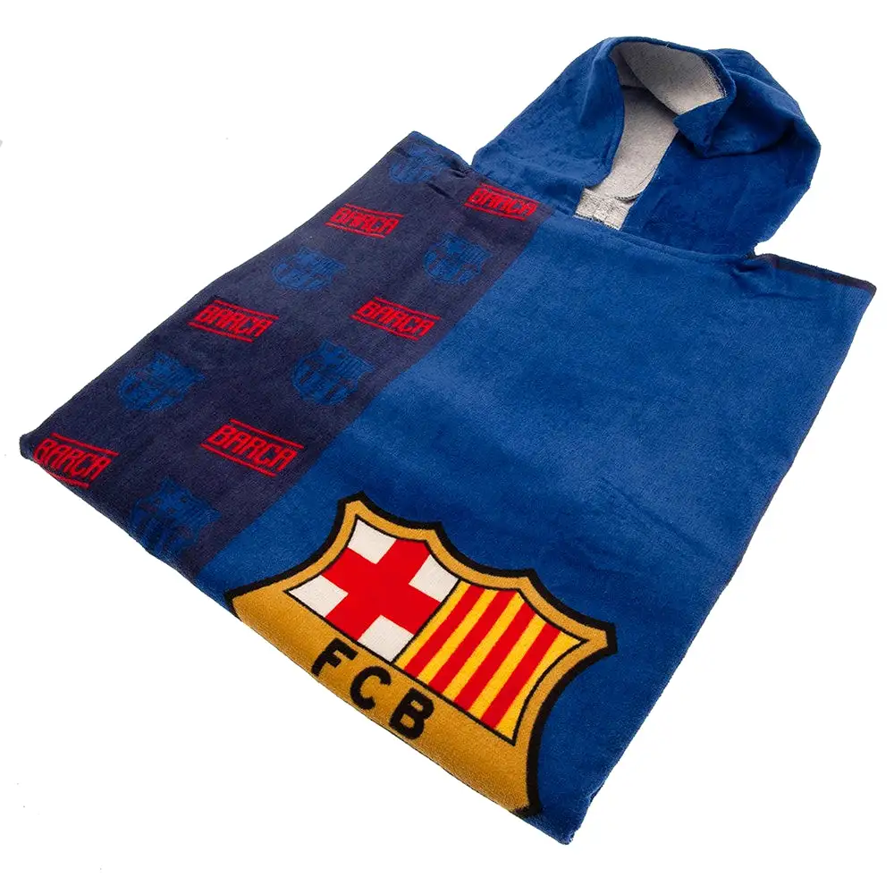 Barcelona Kids Hooded Poncho Towel