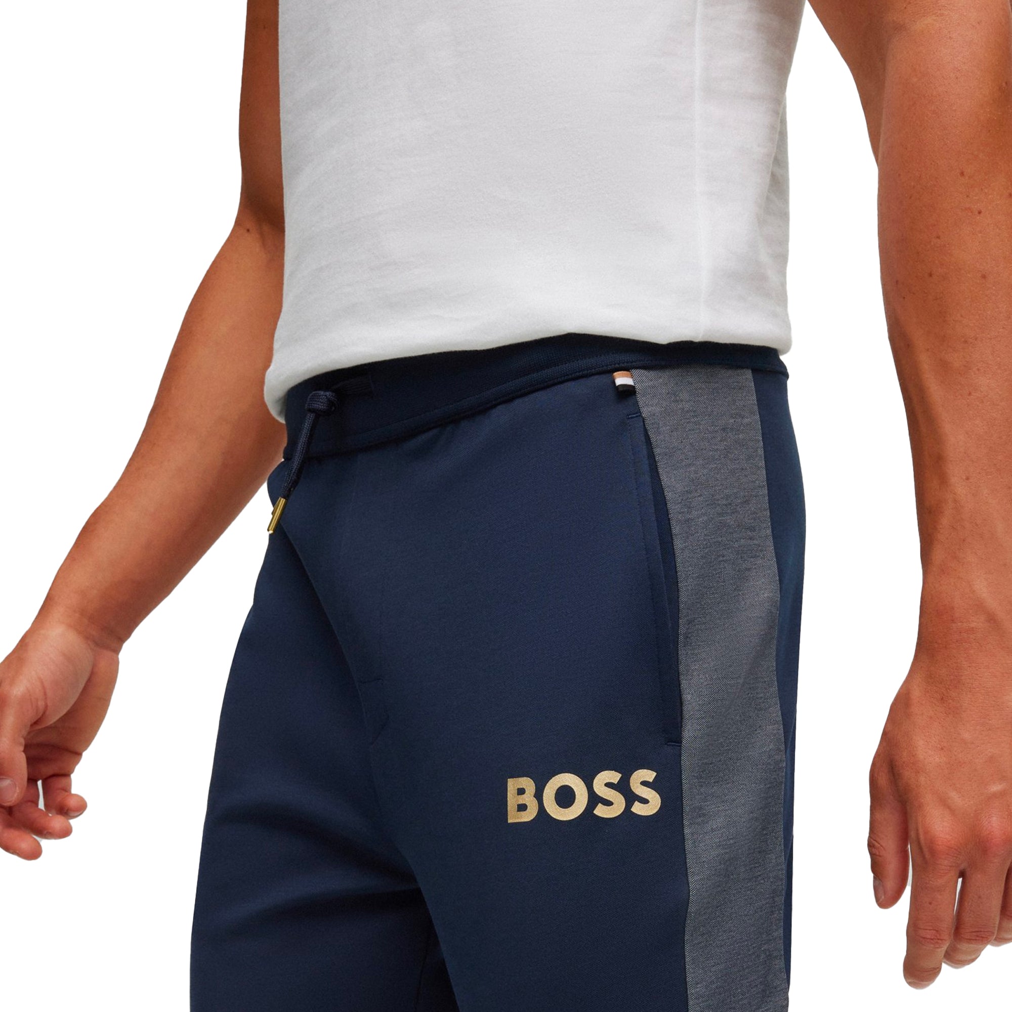 Boss Cotton Blend Jogger - Navy