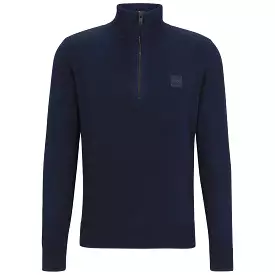 Boss Kanobix 1/4 Zip Knit - Navy