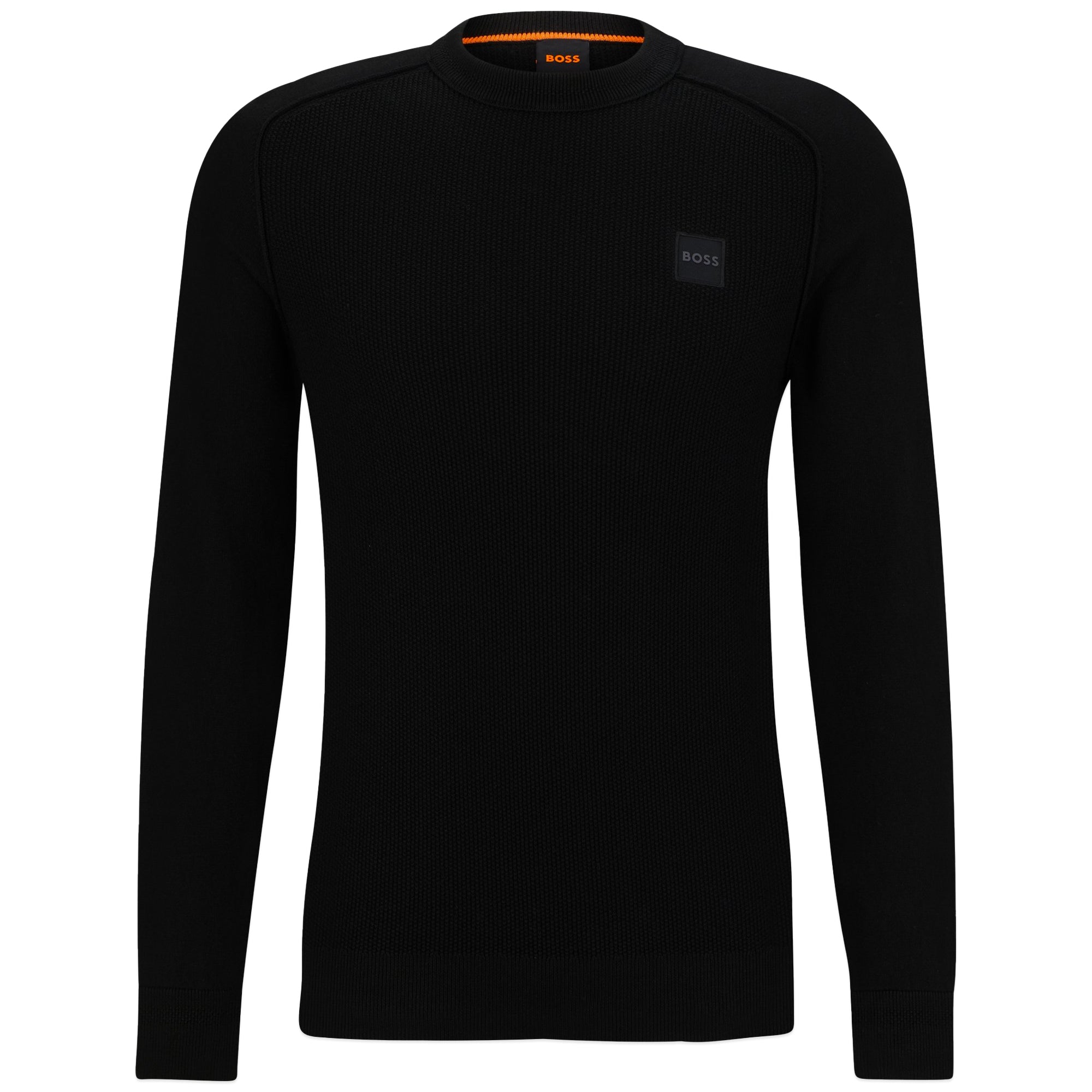 Boss Kesom Waffle Knit - Black