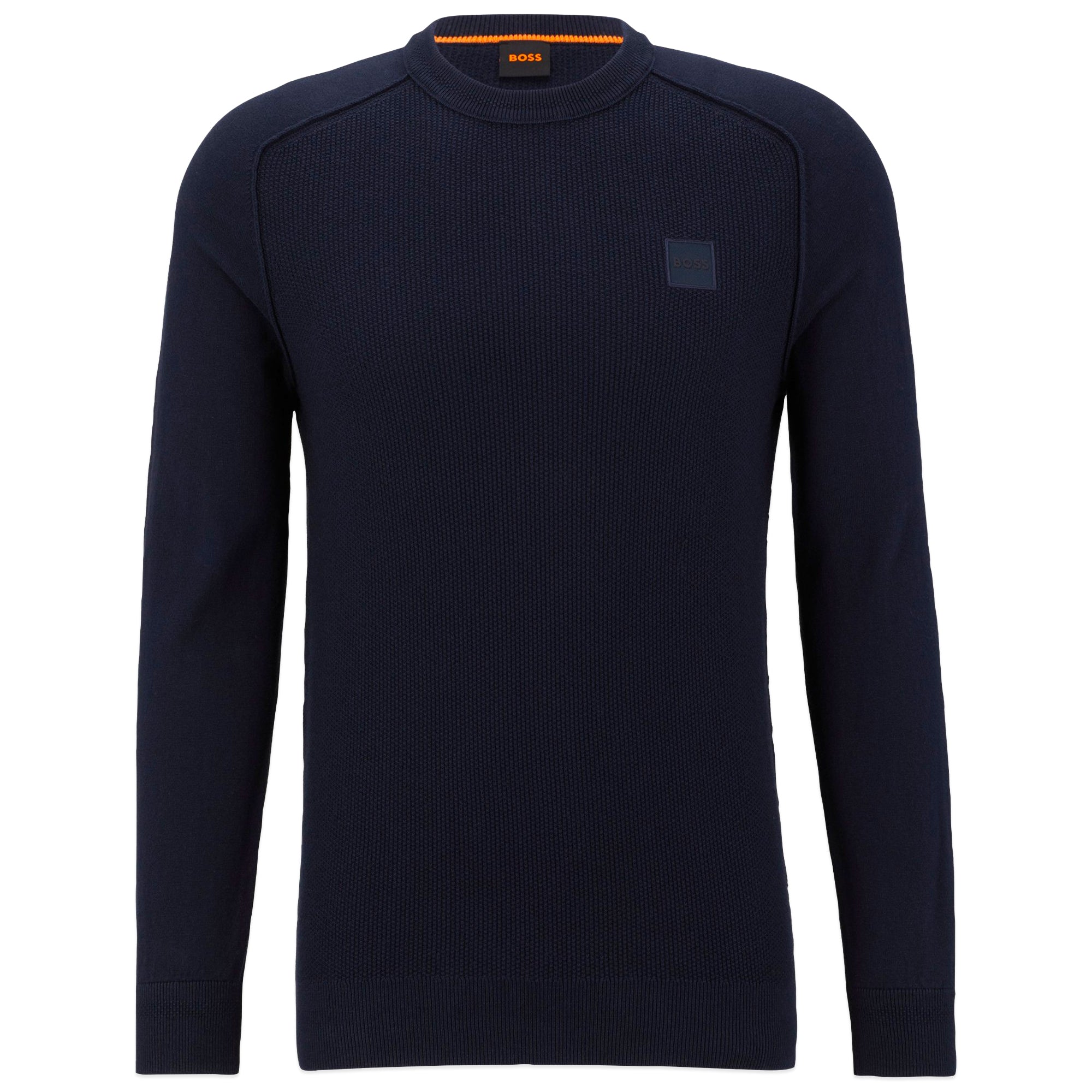 Boss Kesom Waffle Knit - Navy