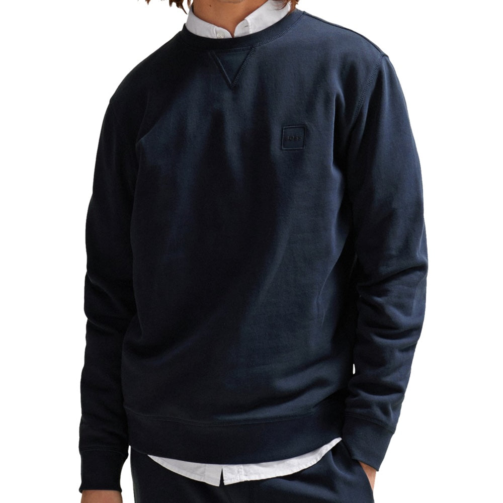 Boss New WeStart Crew Sweat - Navy