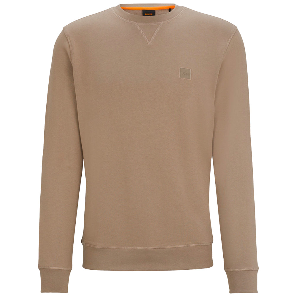 Boss New WeStart Crew Sweat - Open Brown