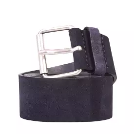 Boss Serge SD Suede Belt - Dark Navy