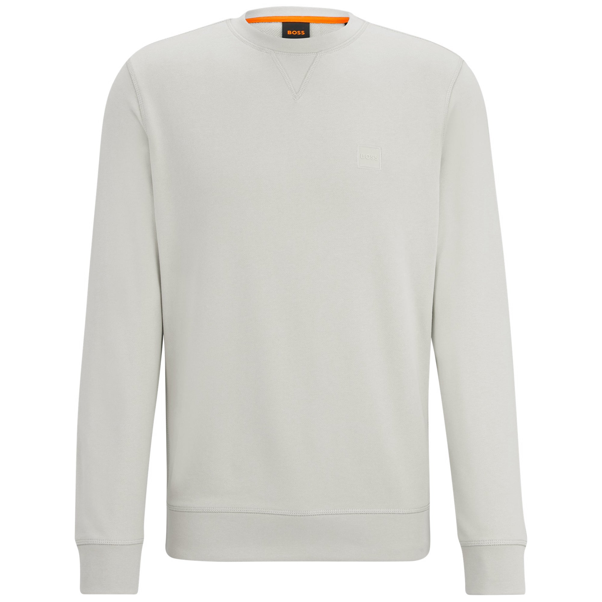 Boss WeStart Crew Sweat - Light Pale Grey