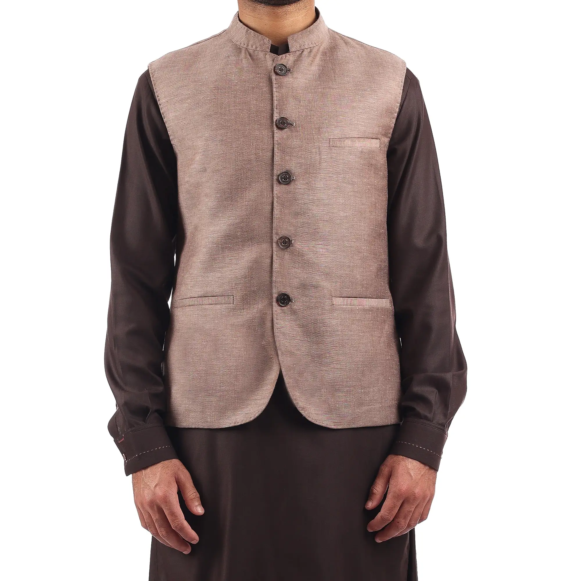 Brown Soft Waistcoat