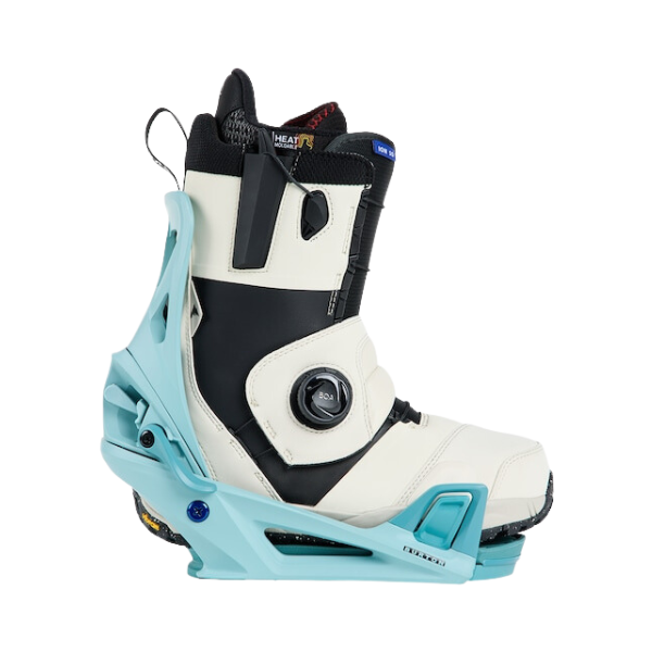 Burton 2024 Men's Step On Re:Flex Snowboard Bindings - Rock Lichen