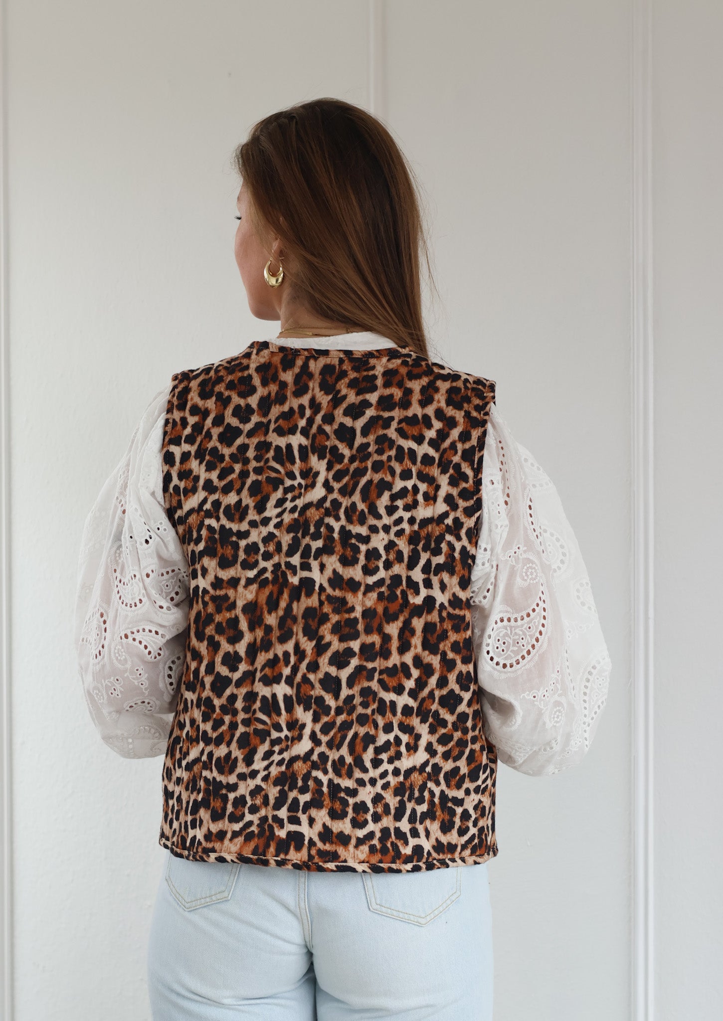 ByHan Strik Leopard gilet