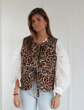 ByHan Strik Leopard gilet