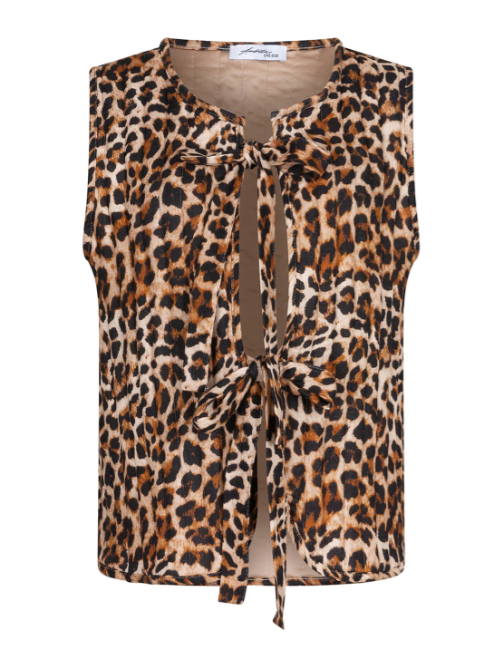 ByHan Strik Leopard gilet