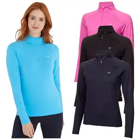 Calvin Klein Ladies Bolina Half Zip Top