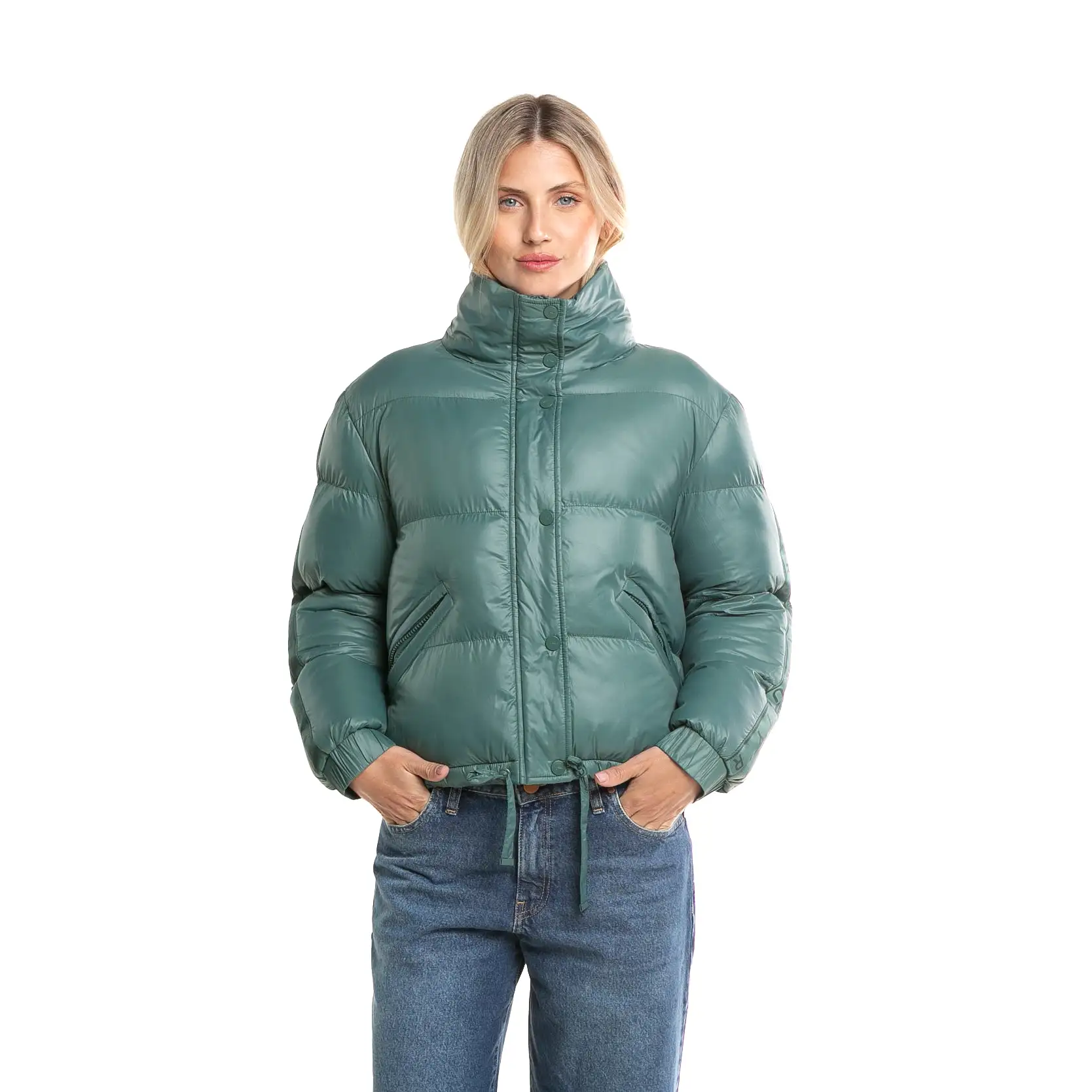 Campera Abrigo Rusty Best Days Puffer Coat Ld* Green