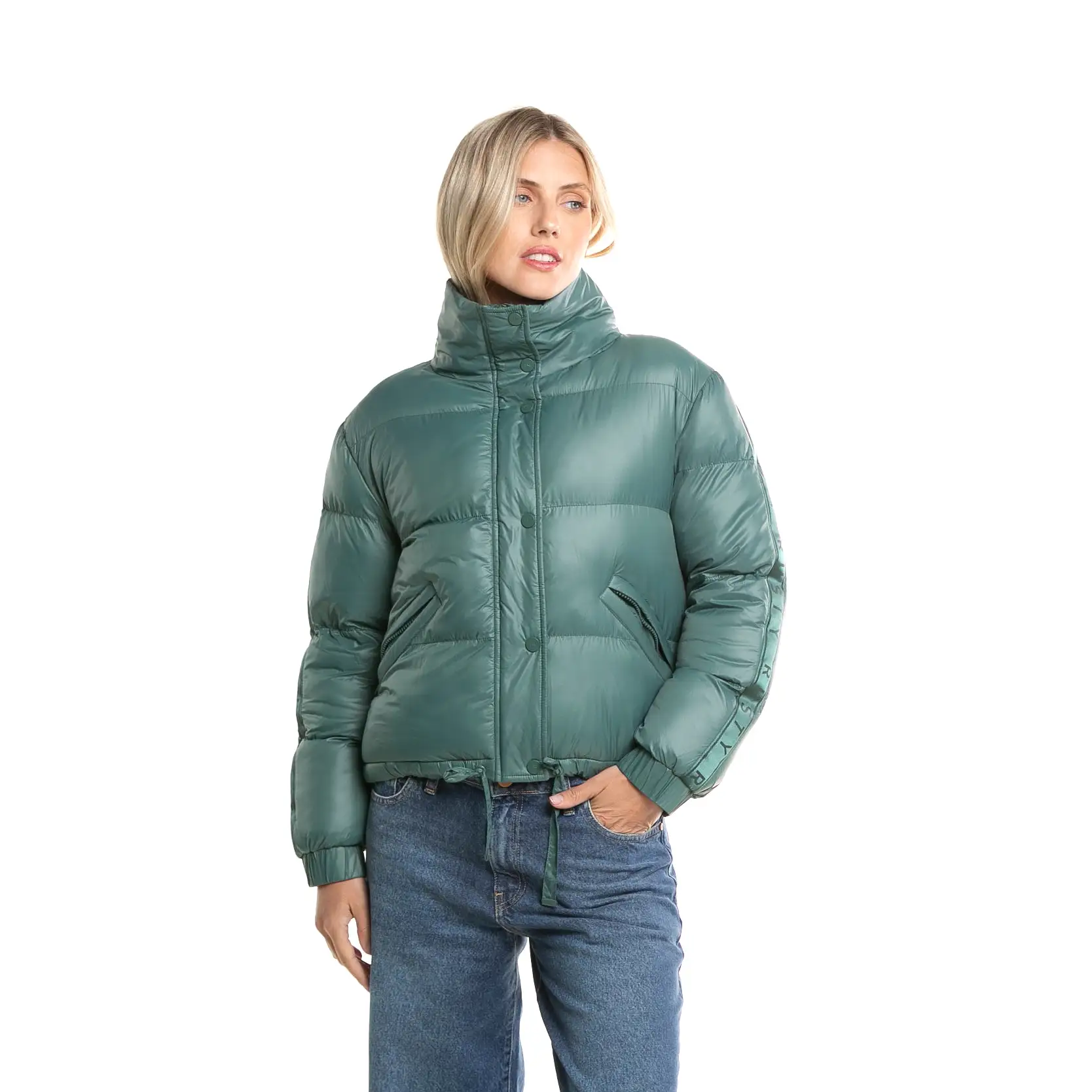 Campera Abrigo Rusty Best Days Puffer Coat Ld* Green