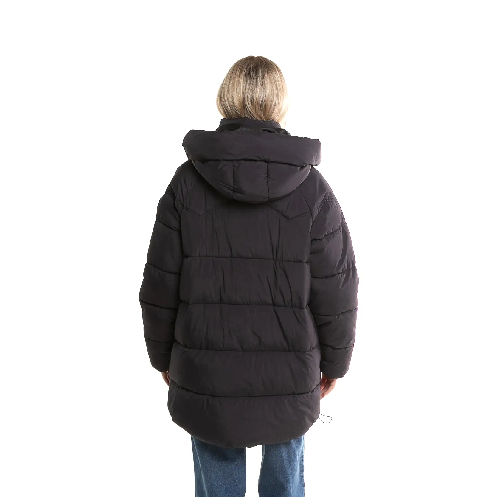 Campera Abrigo Rusty Higher Puffer Coat Ld* Negro