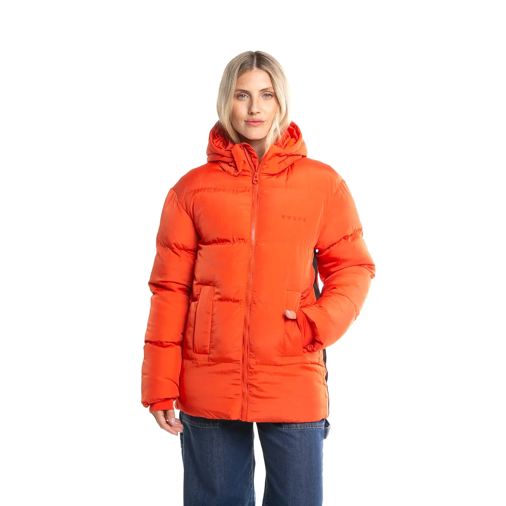 Campera Abrigo Rusty Out Of Time Puffer Coat Ld