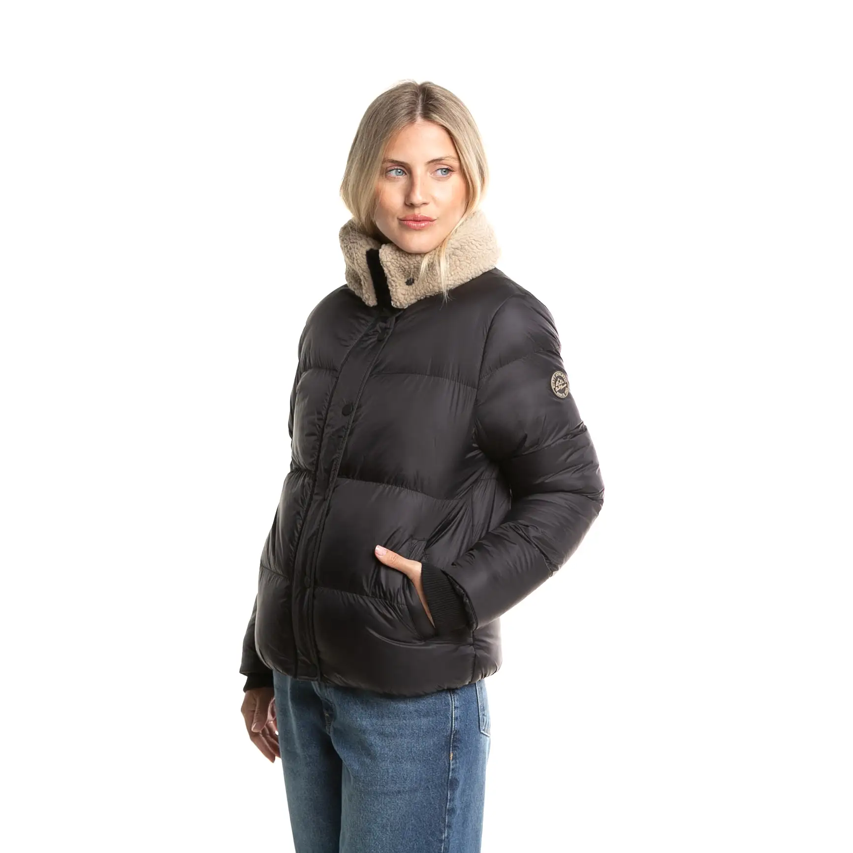 Campera Abrigo Rusty Tender Puffer Coat Ld* Black