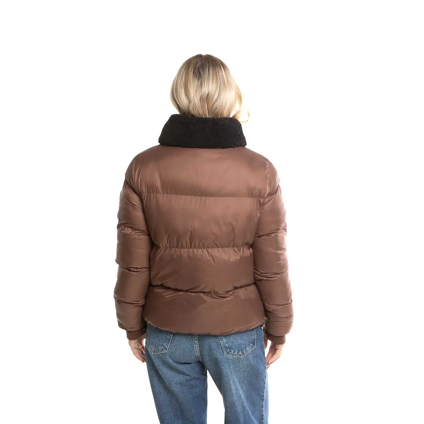 Campera Abrigo Rusty Tender Puffer Coat Ld* Chocolate