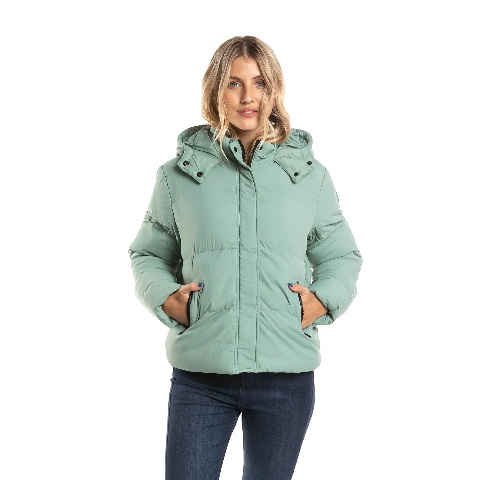 Campera Abrigo Rusty Whisper Puffer Coat Ld