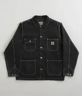 Carhartt OG Chore Coat - Heavy Stone Washed Black