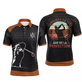 Chiptshirts - Polo De Golf, Cadeau Humour Pour Fans De Golf, Anniversaire 1982, Polo de Sport Homme et Femme, Fabriqué en 1982 -