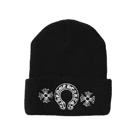 CHROME HEART HORSE SHOE BEANIE BLACK