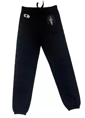 CHROME HEARTS DAGGER SWEATPANTS BLACK