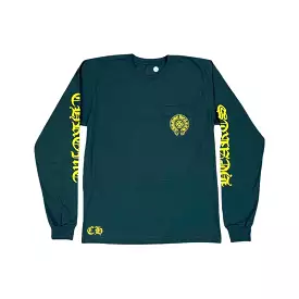 CHROME HEARTS HORSE SHOE LONG SLEEVE GREEN/YELLOW