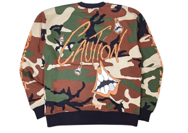 Chrome Hearts Matty Boy Caution Crewneck Camo