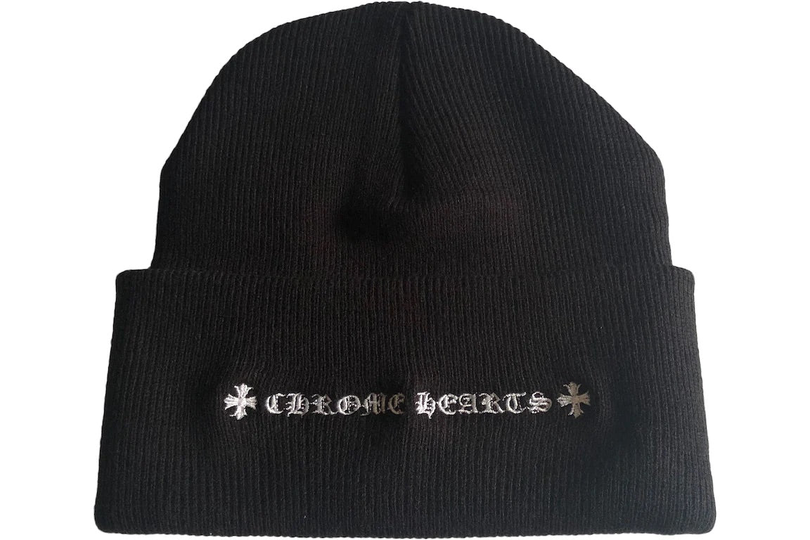 CHROME HEARTS MATTY BOY CHOMPER BEANIE BLACK