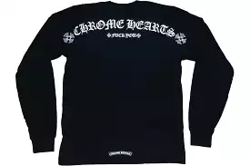 CHROME HEARTS SHOULDER LOGO LONG SLEEVE BLACK