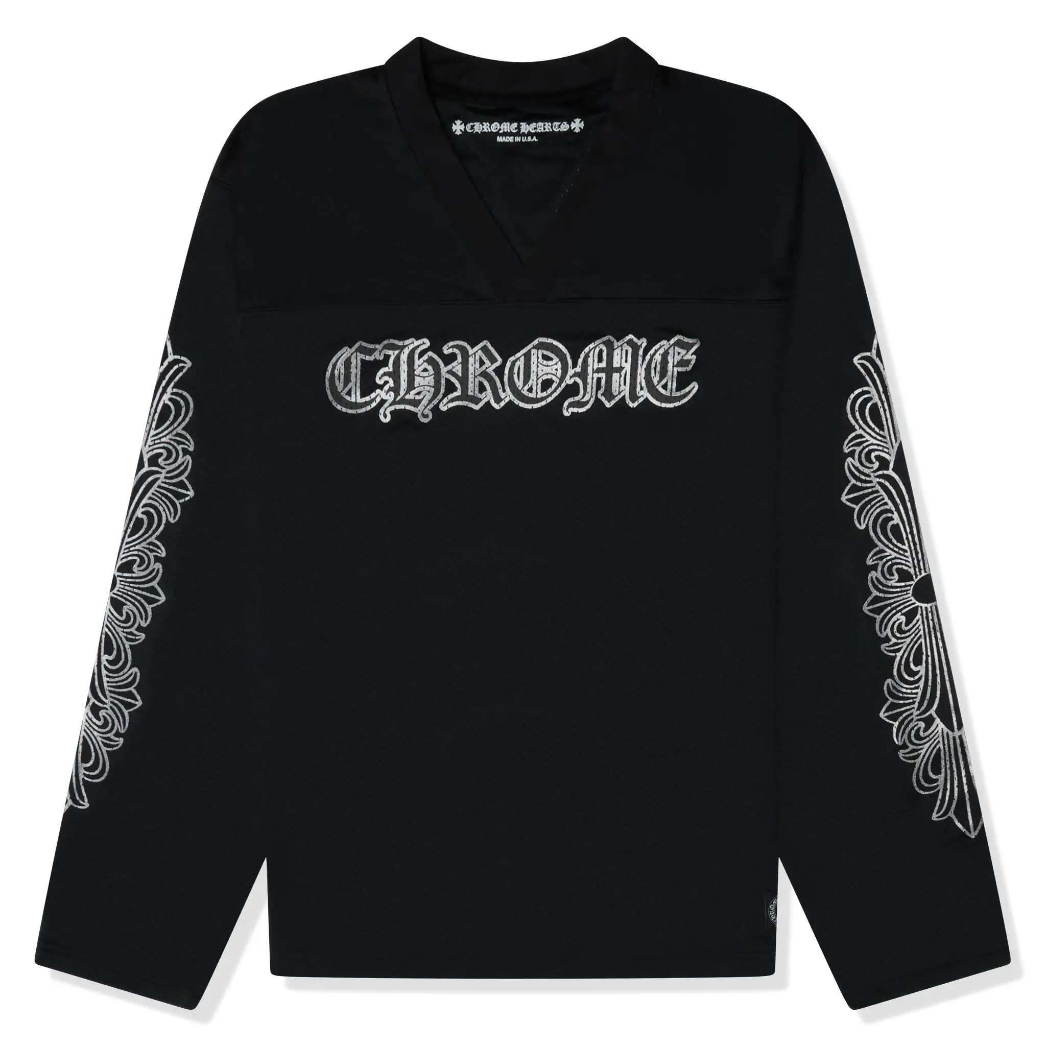 Chrome Hearts Stadium Mesh L/S Black Jersey