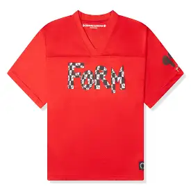 Chrome Hearts Stadium Mesh Red Football Jersey