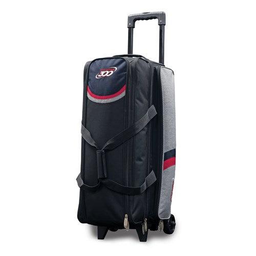 Columbia 300 Boss Triple Roller Grey Red Bowling Bag