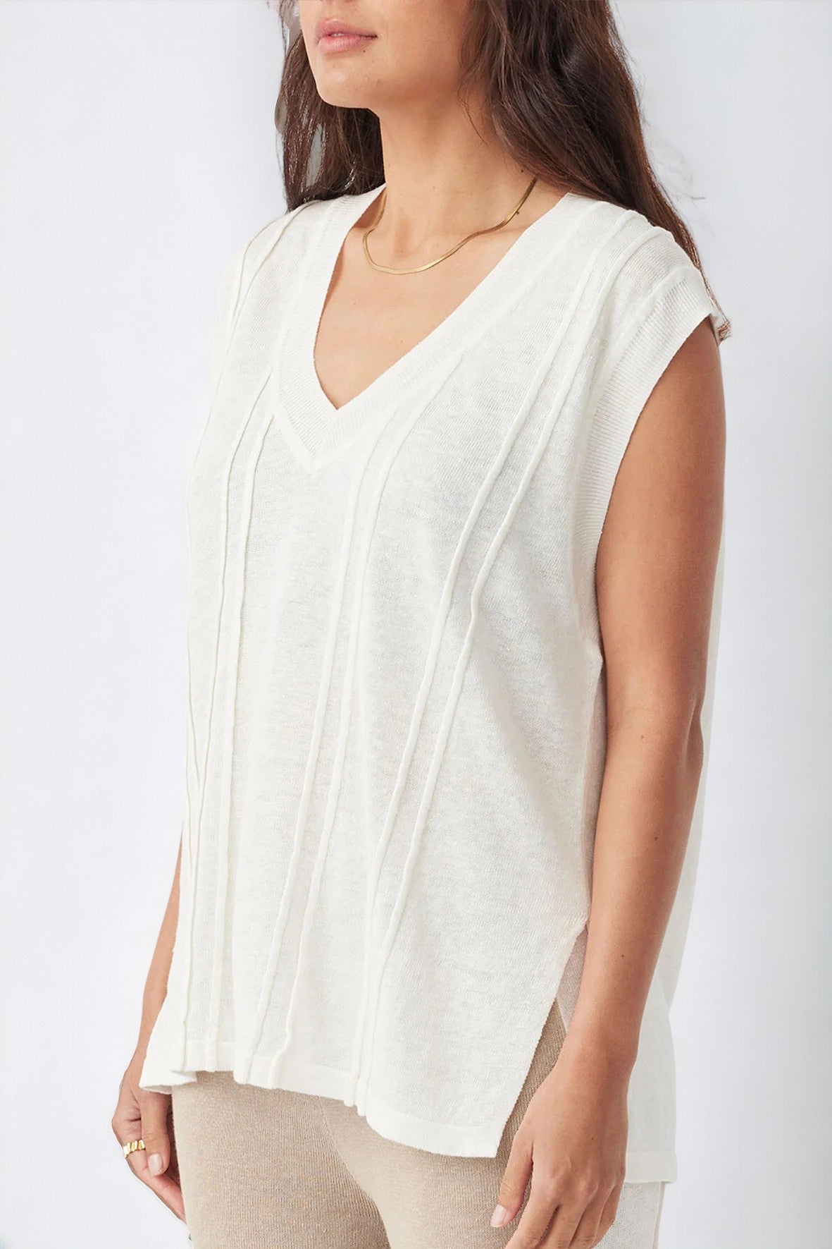 Darcy Vest | Cream