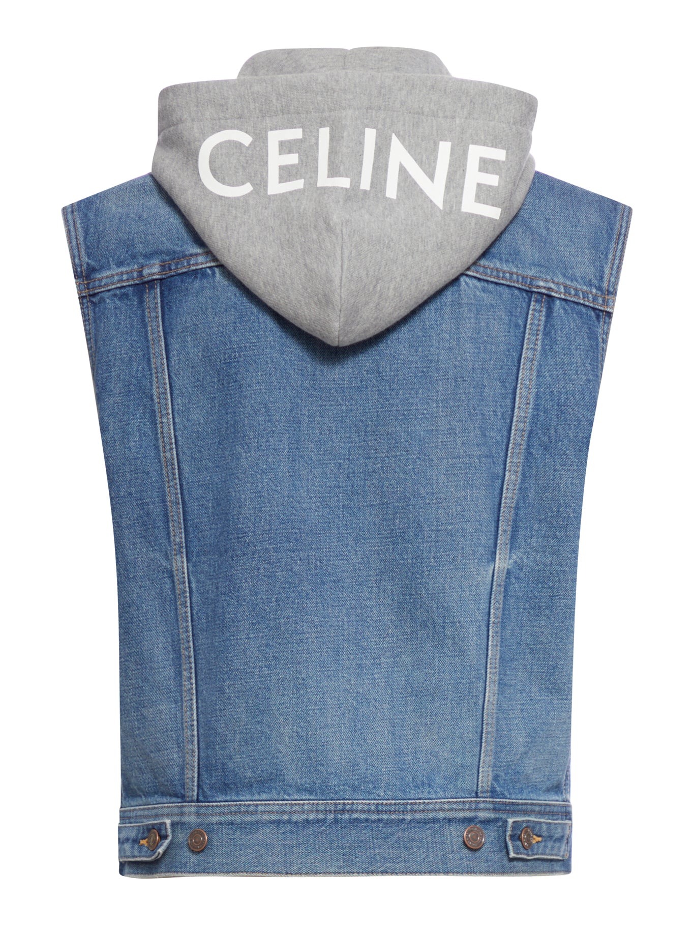 denim gilet