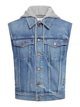 denim gilet