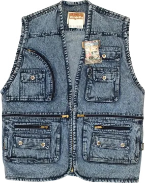 Denim Utility Waistcoat | ThriftTale