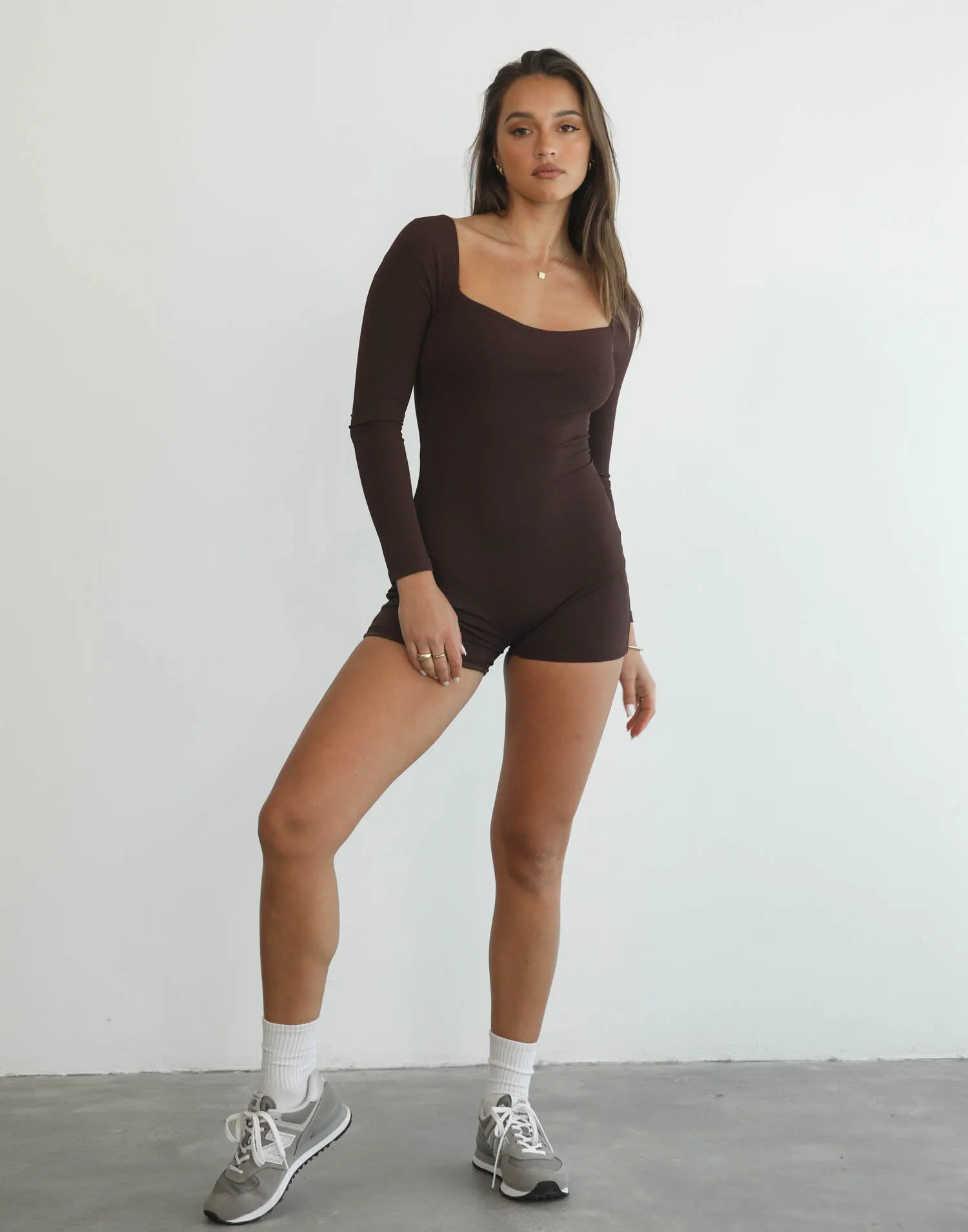 Diaz Playsuit (Cocoa)