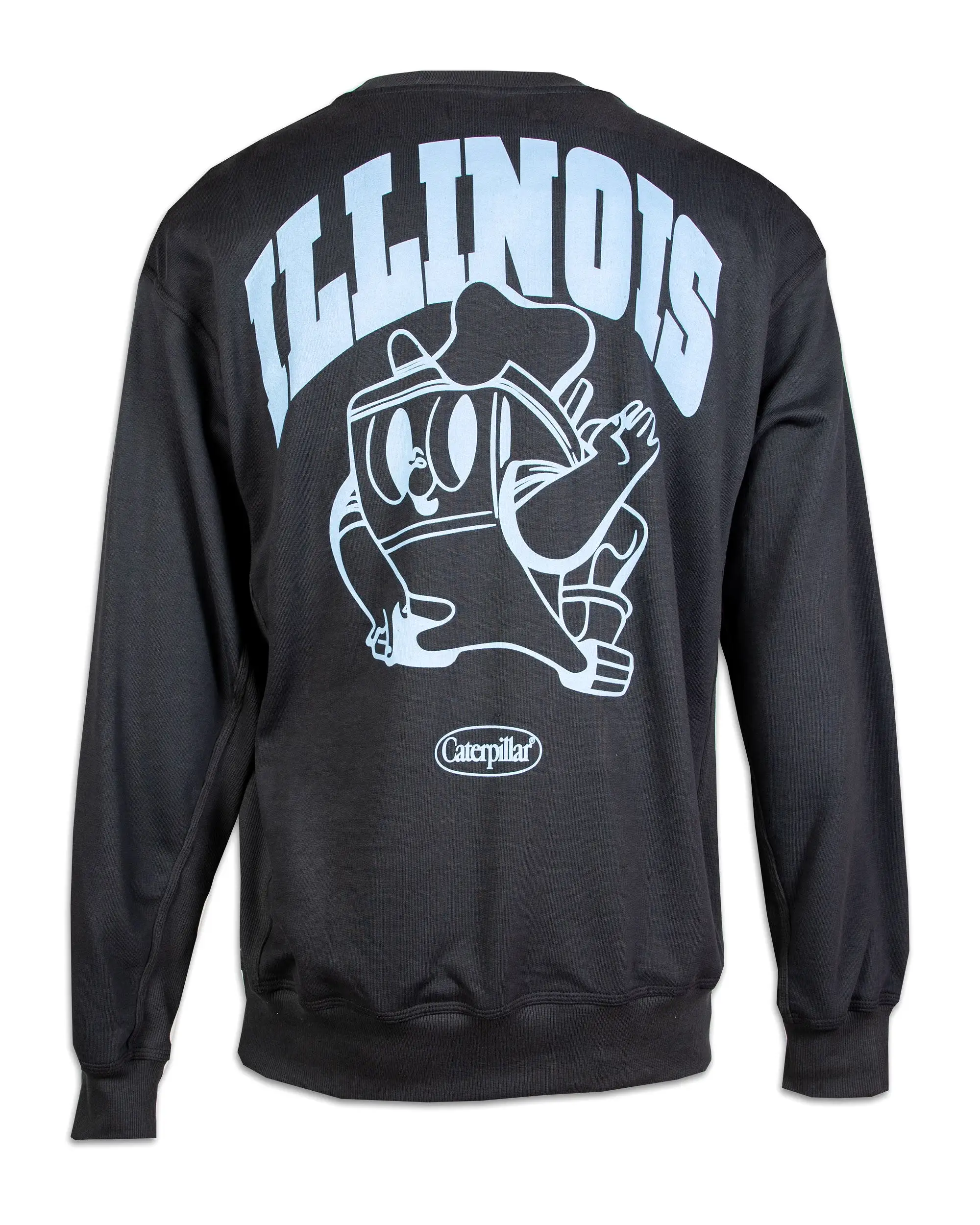 Felpa Uomo Cat Illinois State Sweatshirt Dark Grey