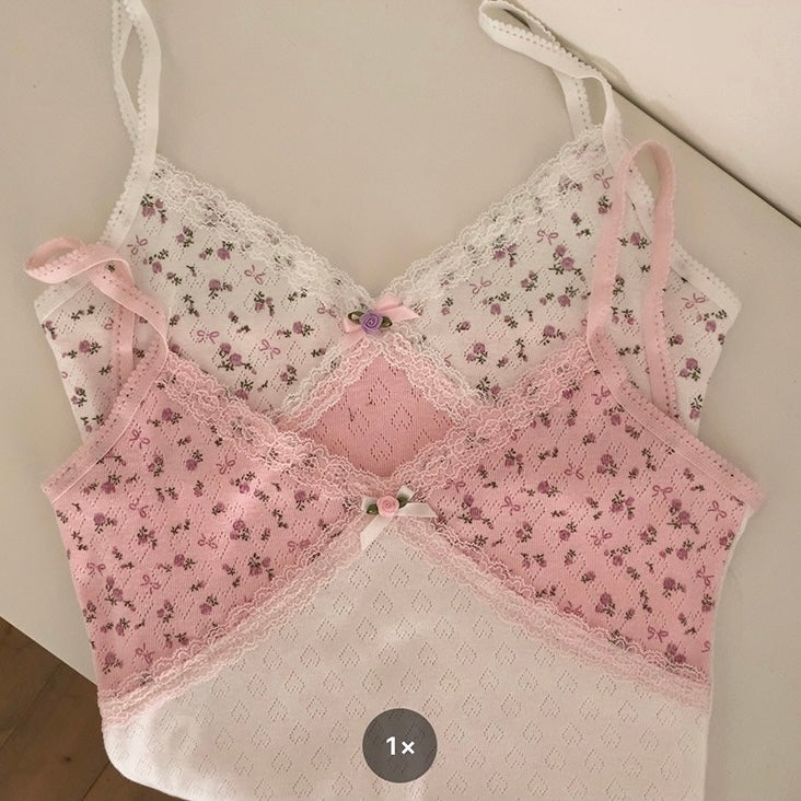 Floral Crop Camisole