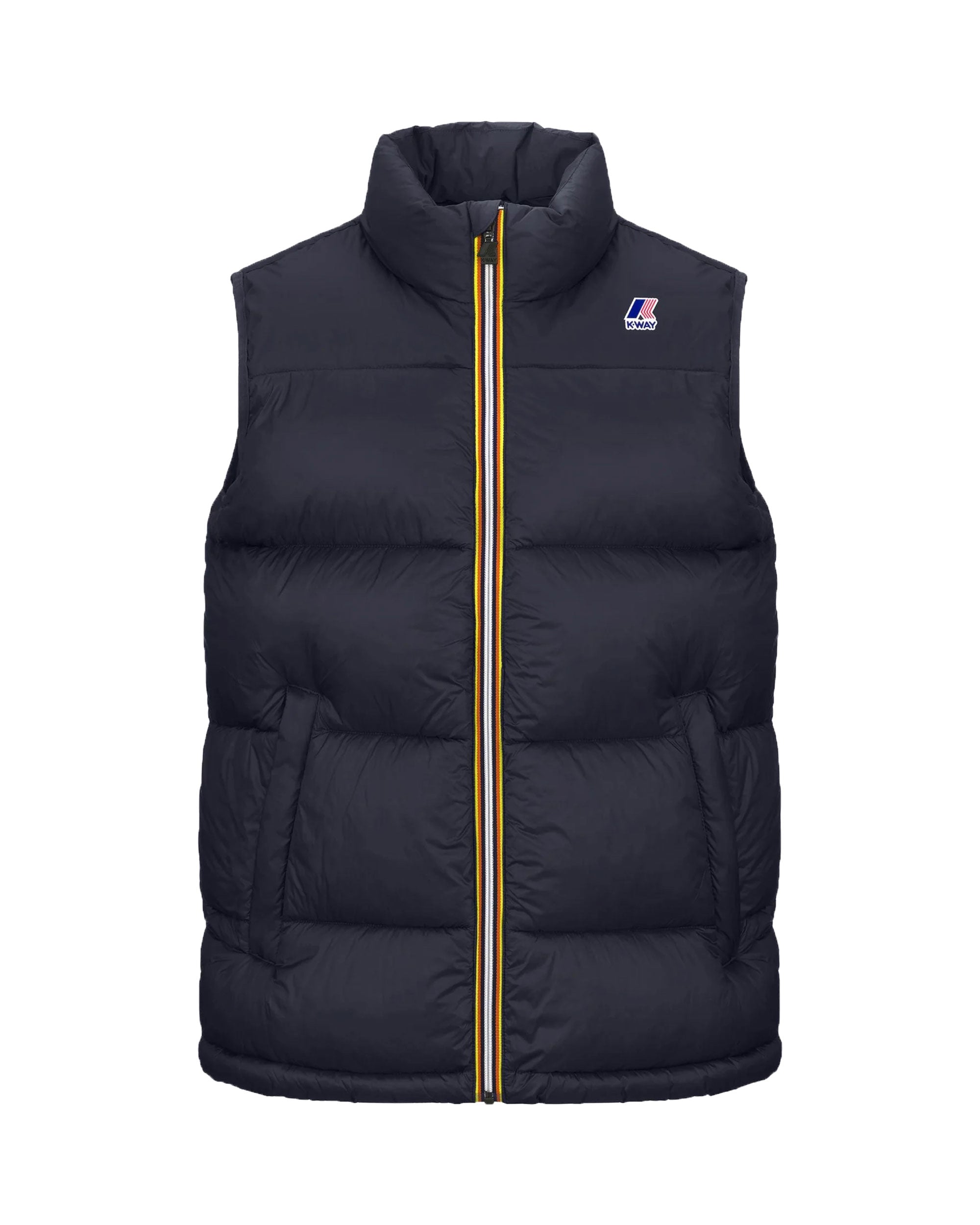 Giacca Gilet Uomo K-Way Le Vrai 3.0 Rouland Heavy Warm Blu