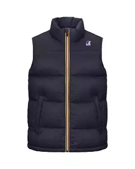 Giacca Gilet Uomo K-Way Le Vrai 3.0 Rouland Heavy Warm Blu